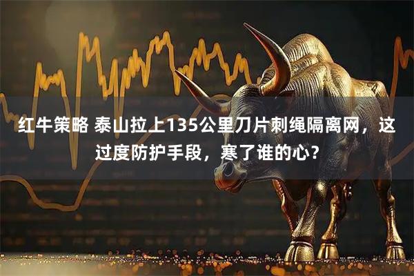 红牛策略 泰山拉上135公里刀片刺绳隔离网，这过度防护手段，寒了谁的心？